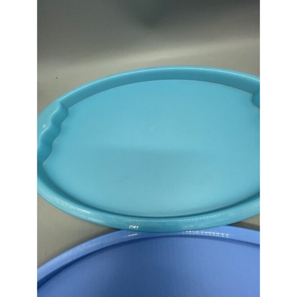 set of 2 Christmas trays blue removable place mats polar bear nut cracker READ - Picture 4 of 7